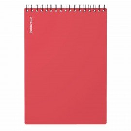 Блокнот А5 148х210 мм, 80 л., спираль, пластик, клетка, ERICH KRAUSE, "Reef", 63650