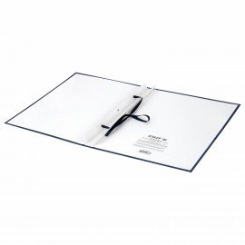 Папка-обложка Выпускная квалификационная работа STAFF А4, 3 отв. под дырокол, шнур, Синяя, 117576