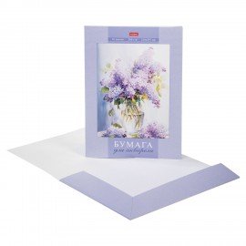 Папка для акварели А4, 10л., 200 г/м2, 210х297мм, HATBER, Нежность, 086708, 10Ба4тВ_31792