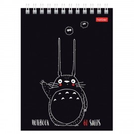 Блокнот МАЛЫЙ ФОРМАТ А6 60л, гребень, картон, клетка, HATBER, Нескучные герои, 088310, 60Б6В1гр