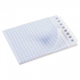 Блокнот МАЛЫЙ ФОРМАТ А7 40л, гребень, картон, клетка, HATBER, Лягух Кир, 081184, 40Б7В1гр