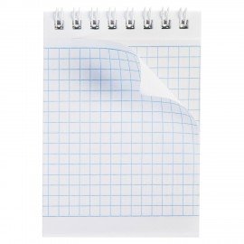 Блокнот МАЛЫЙ ФОРМАТ А7 60л, гребень, картон, клетка, HATBER, Веселый жираф, 081165, 60Б7В1гр