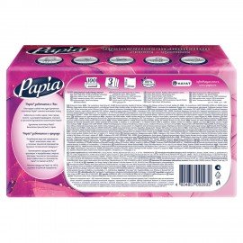 Полотенца бумажные (1 пачка 100 листов) PAPIA (H3) UNIT PACK, 3-сл, 23х20,5 см, V-сло, 5090823