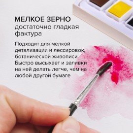 Папка для акварели БОЛЬШАЯ А3, 10л., 180 г/м2, 297х420мм, BRAUBERG АКАДЕМИЯ, "Дружба", 117740