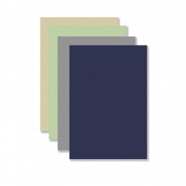 Бумага для пастели АБРАЗИВНАЯ А3, планшет (склейка), 20л. 4 цвета, 240 г/м2, BRAUBERG, 117770