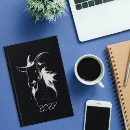Ежедневник датированный 2027 145х215 мм, А5, STAFF, ламинированная обложка, "Символ года", 117801