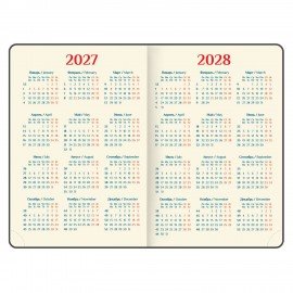 Ежедневник датированный 2027 B6 125х173мм GALANT Vivid, под кожу, зеленый, 117860
