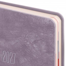 Ежедневник датированный 2027 B6 125х173мм GALANT Vivid, под кожу, сиреневый, 117864