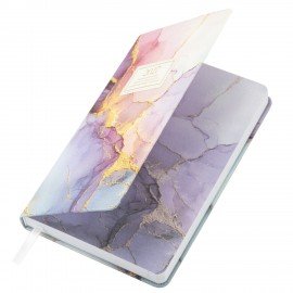 Ежедневник датированный 2027 А5 138x213мм BRAUBERG Vista Glow, под кожу, твердый, Gemstone, 117963