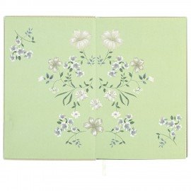 Ежедневник датированный 2027 А5 138x213мм BRAUBERG Vista Evoke, под кожу, твердый, Green pattern, 117979