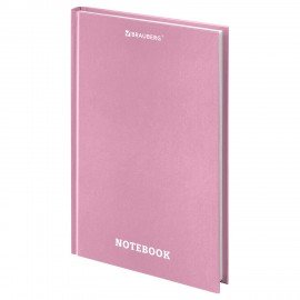 Блокнот А5 134х206мм, 80 л., твердый, клетка, BRAUBERG, МОРАНДИ, 118556