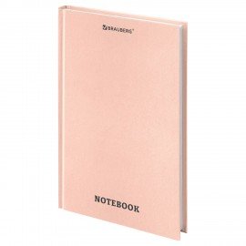 Блокнот А5 134х206мм, 80 л., твердый, клетка, BRAUBERG, МОРАНДИ, 118556