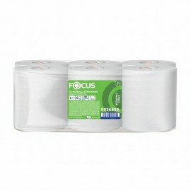Полотенца бумажные с центральной вытяжкой 280м FOCUS (М2) Jumbo, 1-сл, белые, КОМПЛЕК, 5036889