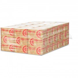 Полотенца бум. 200шт FOCUS (Система H3) Premium, 2-сл, белые, КОМПЛЕКТ 15пач, 23х23см, 5083739