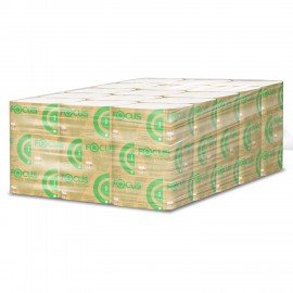 Полотенца бум. 250шт FOCUS (Система H3) Eco, 1-сл, белые, КОМПЛЕКТ 15пач, 23х23см, V-, 5083741