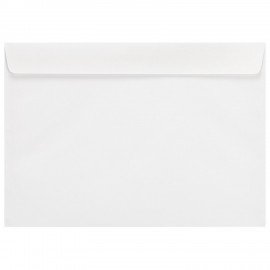 Конверты С4 (229х324мм), отрывная лента, белые, 100г/м2, КОМПЛЕКТ 500шт, STAFF, 118666