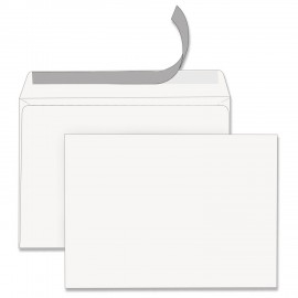 Конверты С4 (229х324мм), отрывная лента, белые, 100г/м2, КОМПЛЕКТ 500шт, STAFF, 118666