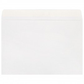 Конверты С4 (229х324мм), отрывная лента, белые, 100г/м2, КОМПЛЕКТ 500шт, STAFF, 118666