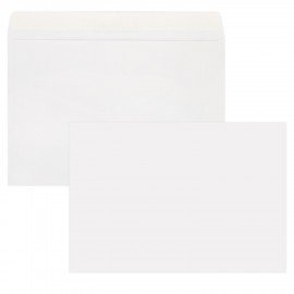 Конверты С4 (229х324мм), отрывная лента, белые, 100г/м2, КОМПЛЕКТ 500шт, STAFF, 118666