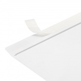 Конверты С4 (229х324мм), отрывная лента, 80г/м2, КОМПЛЕКТ 250шт, внутренняя запечатка, STAFF, 118669