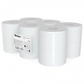 Бумага туалетная 190м, VEIRO Professional (Система T2), КОМПЛЕКТ 12шт, COMFORT, T201