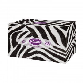 Косметические салфетки 230 штук в картонном боксе 2-слойные Plushe (Плюше), 20х20 см,, 70820