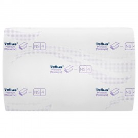 Салфетки Tellus/TORK (Система NS4) ПРЕМИУМ, 2х-слойные, КОМПЛЕКТ 20шт., 200шт., белые, 773100