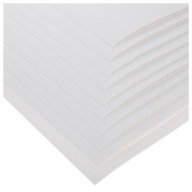 Картон белый А4 МЕЛОВАННЫЙ, 10 листов, в папке, HATBER, 200х280мм, Ласковые объятия,, 10Кб4_36019