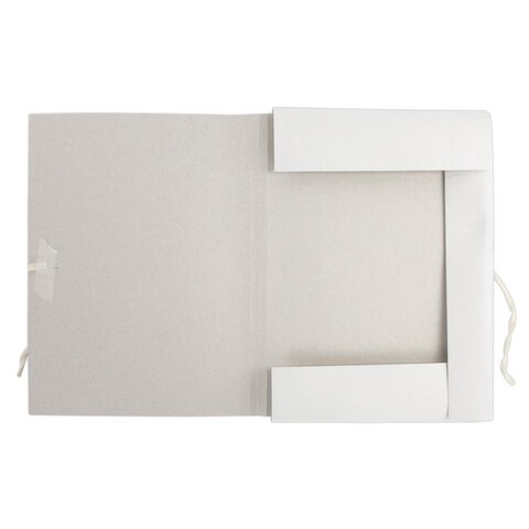 Папка для бумаг с завязками картонная STAFF, гарантированная плотность 310 г/м2, до 200 листов, 121120