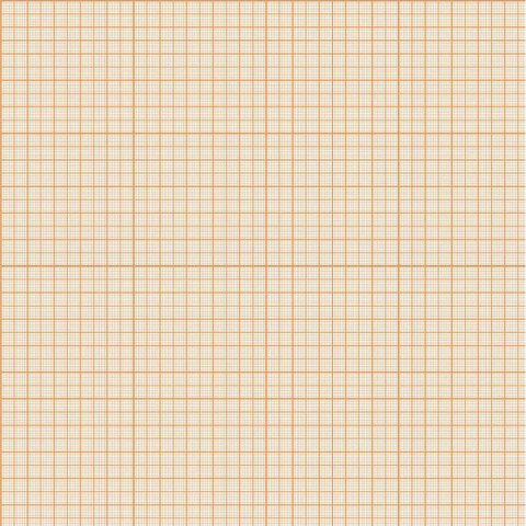 Бумага масштабно-координатная (миллиметровая), рулон 640 мм х 10 м, оранжевая, 65 г/м2, STAFF, 122809