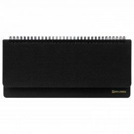 Планинг настольный недатированный (305х140 мм) BRAUBERG "Select", балакрон, 60 л., черный, 123797