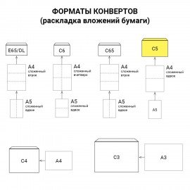 Конверт-пакеты ПОЛИЭТИЛЕН С5 (162х229 мм) до 150 л., отрывная лента, "Куда-Кому", КОМПЛЕКТ 10 шт., 11002.10