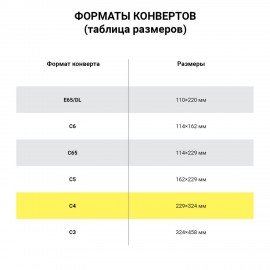 Конверт-пакеты ПОЛИЭТИЛЕН С4 (229х324 мм) до 160 л., отрывная лента, "Куда-Кому", КОМПЛЕКТ 10 шт., 11003.10