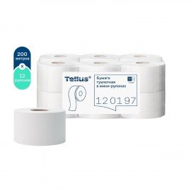Бумага туалетная 200 метров, TORK (Система T2) UNIVERSAL, 1-слойная, КОМПЛЕКТ 12 рулонов, 120197