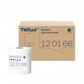 Бумага протирочная с центральной вытяжкой 275 м, TORK (M2) UNIVERSAL, 1-слойная, белая, КОМПЛЕКТ 6 рулонов, 120166