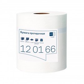 Бумага протирочная с центральной вытяжкой 275 м, TORK (M2) UNIVERSAL, 1-слойная, белая, КОМПЛЕКТ 6 рулонов, 120166