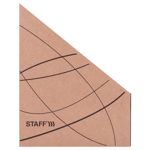 Лоток вертикальный для бумаг (250х320 мм), увеличенная ширина 150 мм, до 1400 листов, микрогофрокартон, STAFF, БУРЫЙ, 126515