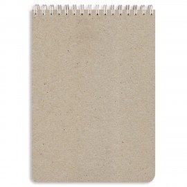 Блокнот А5 146х205 мм, 60 л., гребень, жесткая подложка, клетка, STAFF, 4 вида, 126539