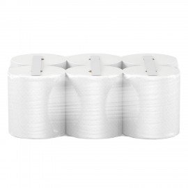 Полотенца бумажные рулонные 150 м, VEIRO (Система H1) COMFORT, 2-слойные, белые, КОМПЛЕКТ 6 рулонов, K203