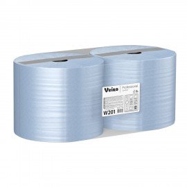 Бумага протирочная VEIRO (Система W1), КОМПЛЕКТ 2 шт., 1000 листов в рулоне, 24х35 см, 2-слойная, Comfort, W201