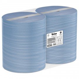 Бумага протирочная VEIRO (Система W1), КОМПЛЕКТ 2 шт., 1000 листов в рулоне, 33х35 см, 2-слойная, Comfort, W202