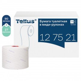 Бумага туалетная 90 м, TORK (Система Т6), комплект 27 шт., Premium, 2-слойная, белая, 127520
