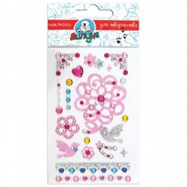 Наклейки "Хрустальные мишки", с европодвесом, ЛИП, RSS014