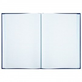 Книга учета 160 л., клетка, твердая, бумвинил, блок офсет, А4 (200х290 мм), BRAUBERG, 130182
