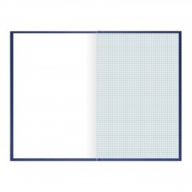 Книга учета 96 л., клетка, твердая, бумвинил, типографский блок, А4 (200х290 мм), STAFF, 130214