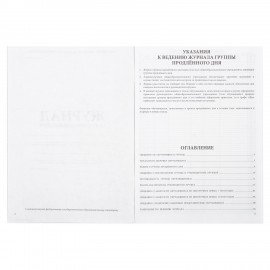 Журнал группы продлённого дня, 48 л., картон, блок офсет, А4 200х280 мм, STAFF, 130244