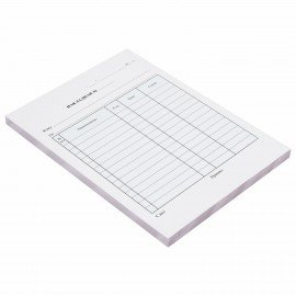 Накладная 3-слойная самокопирующиаяся, А5 151х208 мм, КОМПЛЕКТ 5 книжек по 50 шт, STAFF, 130286