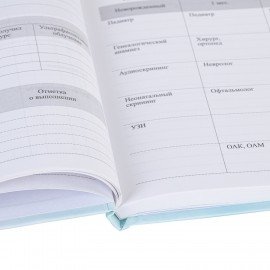 Медицинская карта "История развития ребенка", форма №112, 96 л., картон, А5 (205х150 мм), для мальчика 2, 130292