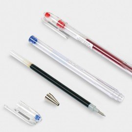 Ручка гелевая PILOT "G-1", СИНЯЯ, корпус прозрачный, узел 0,5 мм, линия письма 0,3 мм, BL-G1-5T