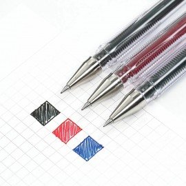 Ручка гелевая PILOT "G-1", СИНЯЯ, корпус прозрачный, узел 0,5 мм, линия письма 0,3 мм, BL-G1-5T